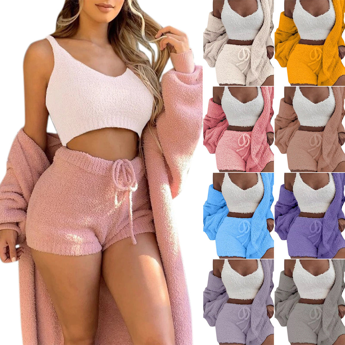 3pc Womens Pajama Set
